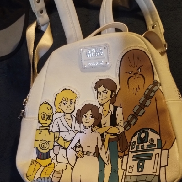 disney star wars leather backpack EXCLUSIVE DROP: Loungefly Sands Of Tatooine Mini 4.5 Faux Leather mini backpack EXCLUSIVE DROP: Loungefly Star Wars